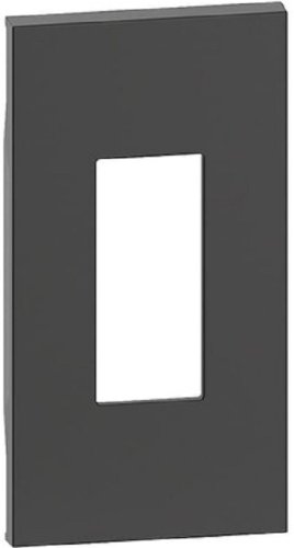 Лицевая панель Legrand BTicino Living Now для 1-м. 2 мод. розетки RJ11/RJ45/аудио черный картинка